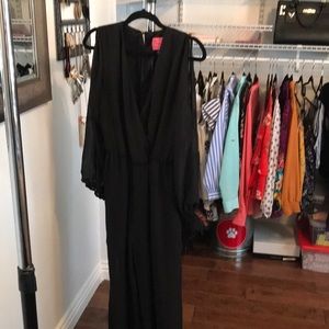 Open sleeve jumpsuit
